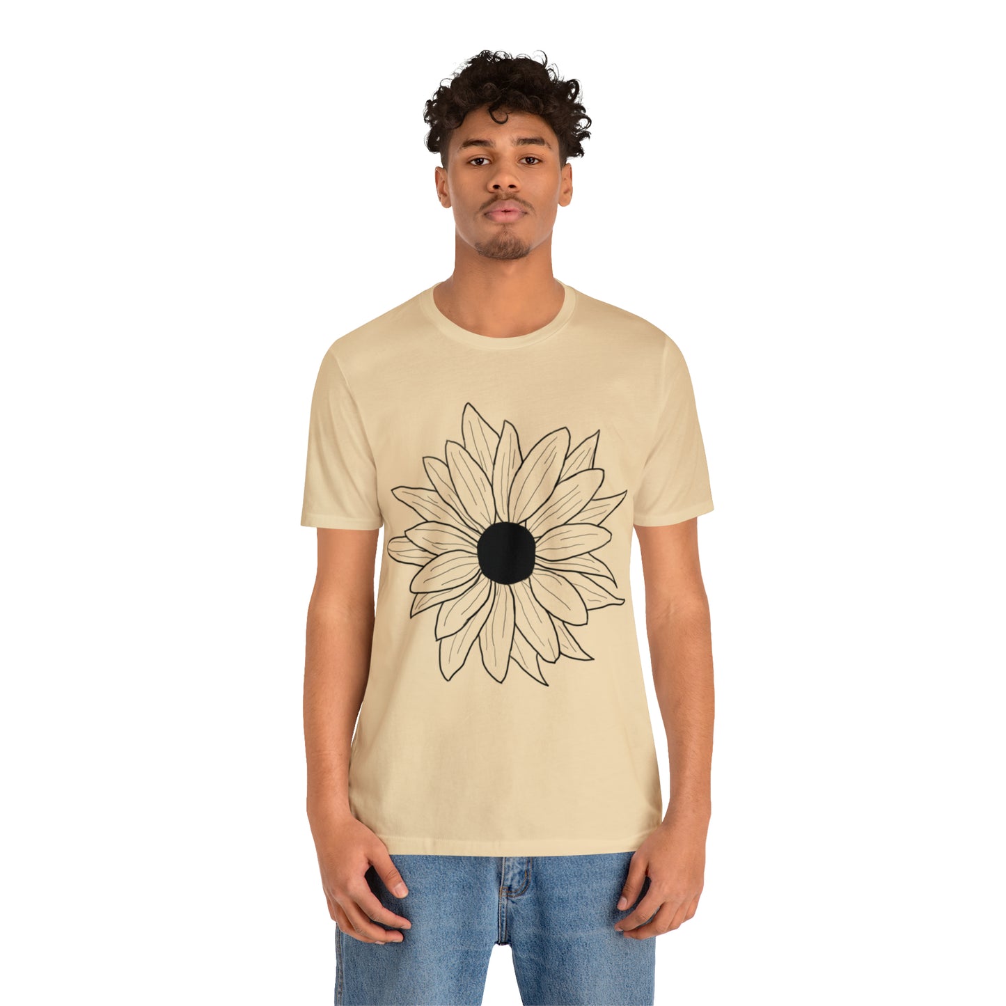 Daisey shirt, nature lover tshirt, hand-drawn, flower art, boho shirt, cottage core shirt, gift