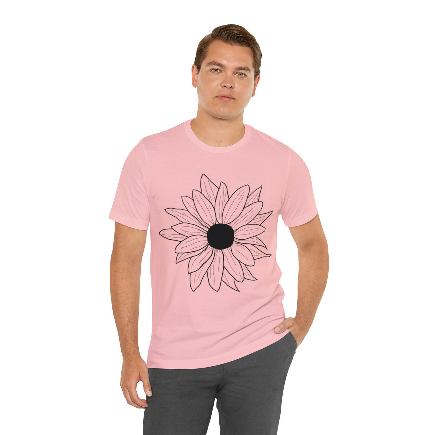 Daisey shirt, nature lover tshirt, hand-drawn, flower art, boho shirt, cottage core shirt, gift