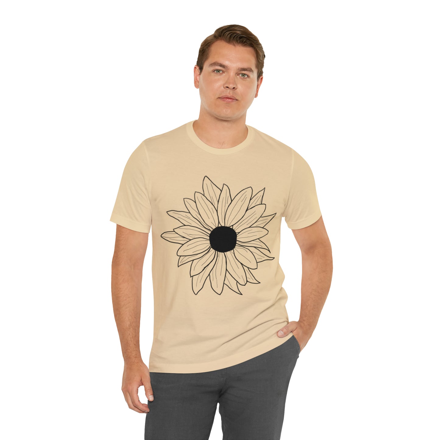 Daisey shirt, nature lover tshirt, hand-drawn, flower art, boho shirt, cottage core shirt, gift