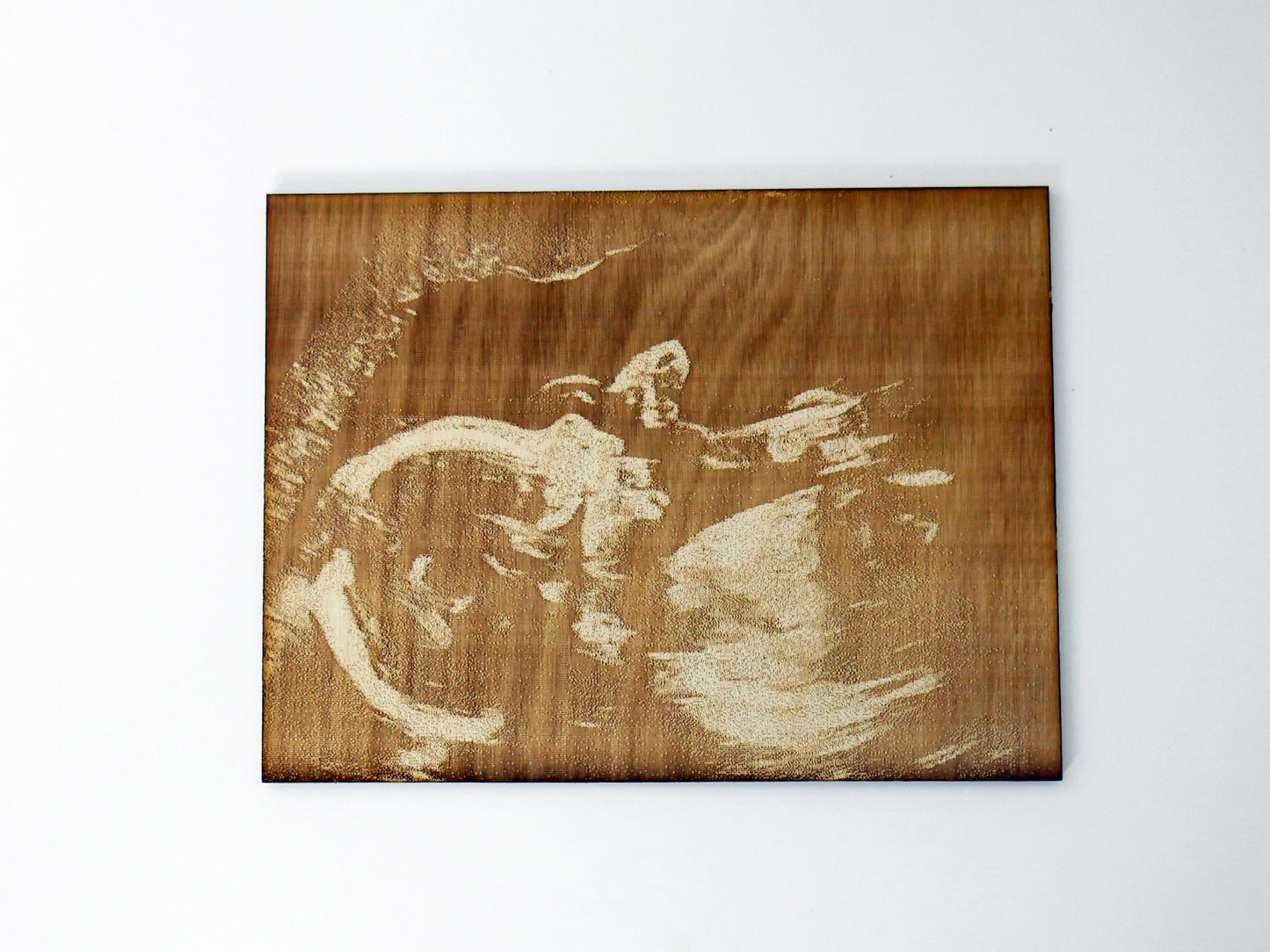 Laser-etched Ultrasound