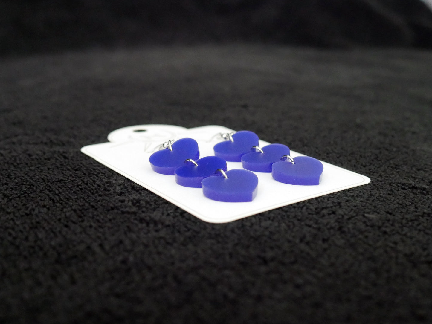 Chain of Hearts Earrings, Valentine's Day Earrings, Dangle Earrings