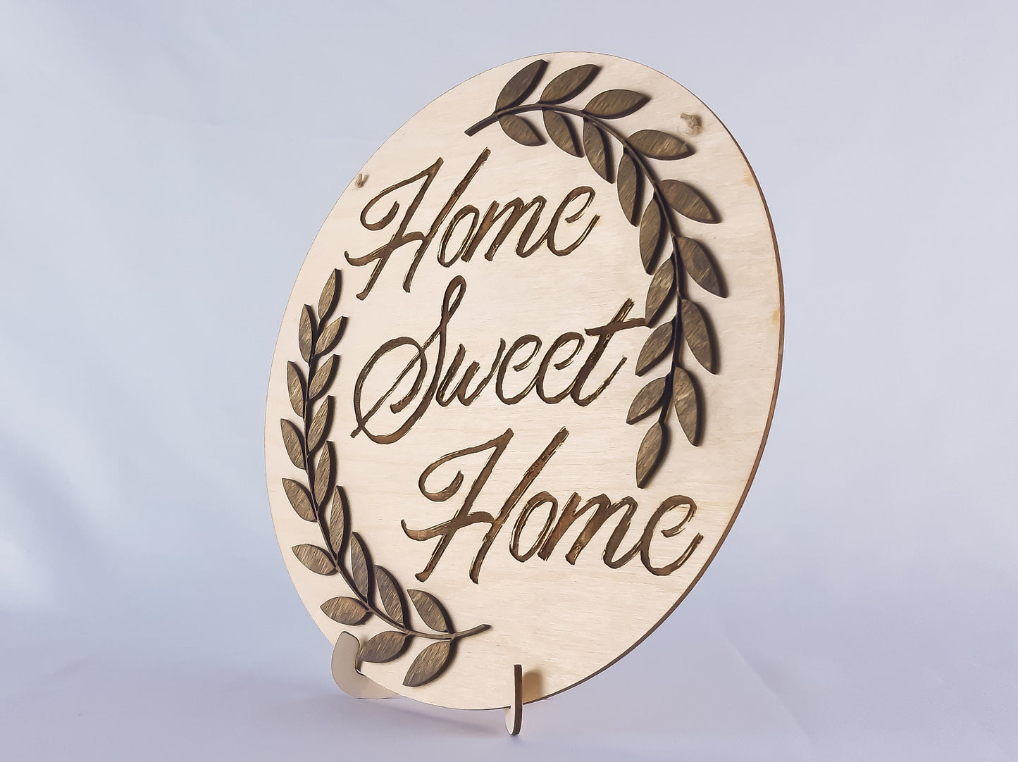 Home Sweet Home Wooden Sign, Rustic Housewarming Gift
