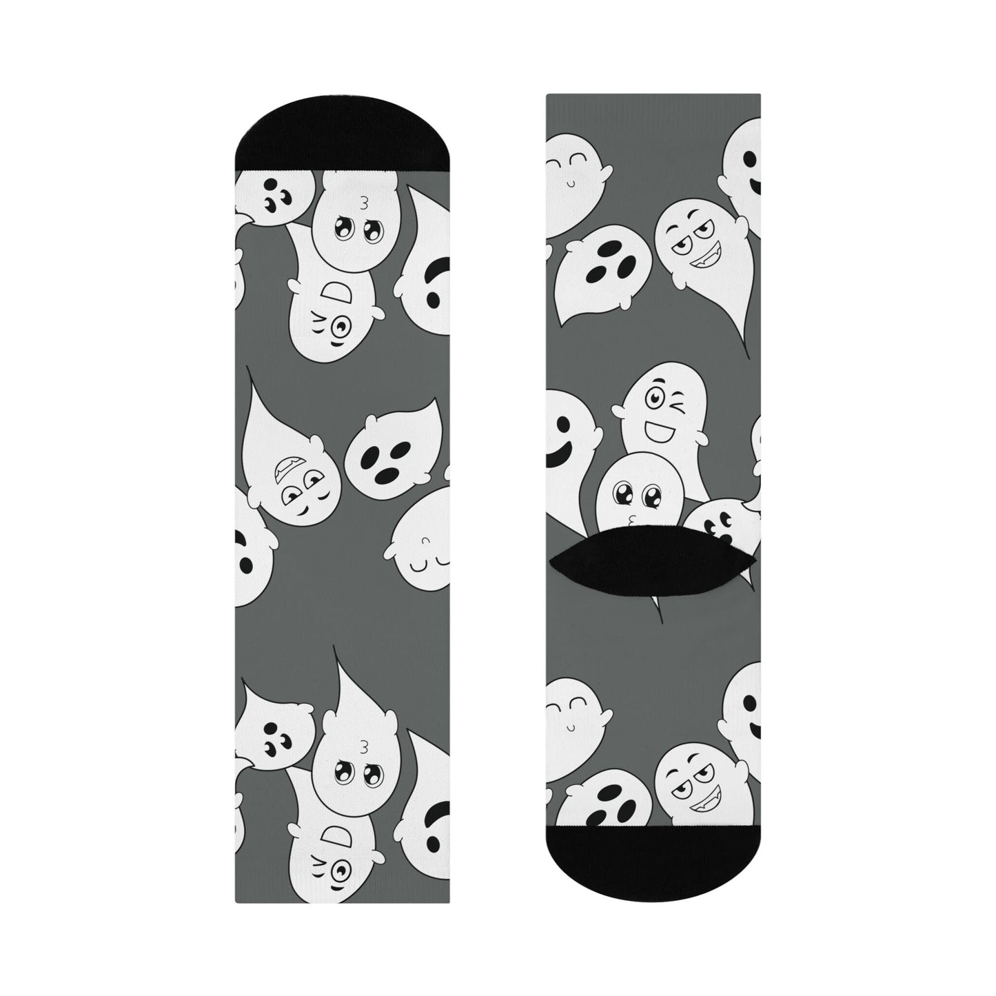 Ghost Halloween Socks, Womens Halloween Socks, Kids Funny Socks, Fun Socks, Perfect Gift socks, Cushioned Crew Socks