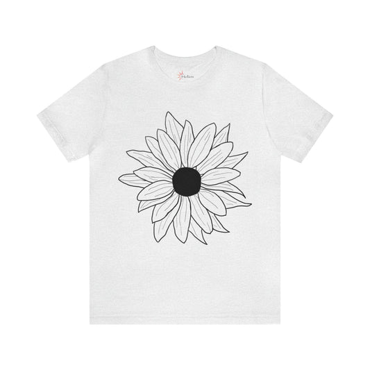 Daisey shirt, nature lover tshirt, hand-drawn, flower art, boho shirt, cottage core shirt, gift