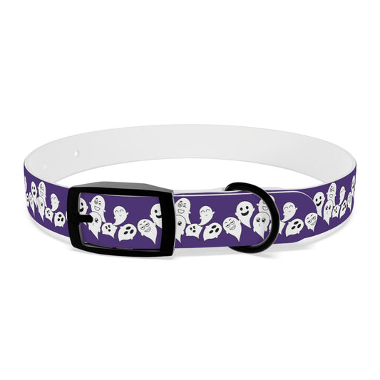 Halloween Dog Collar, Ghost Dog Collar, Halloween Dog accessories, puppy collar, cute and spooky dog collar adjustable