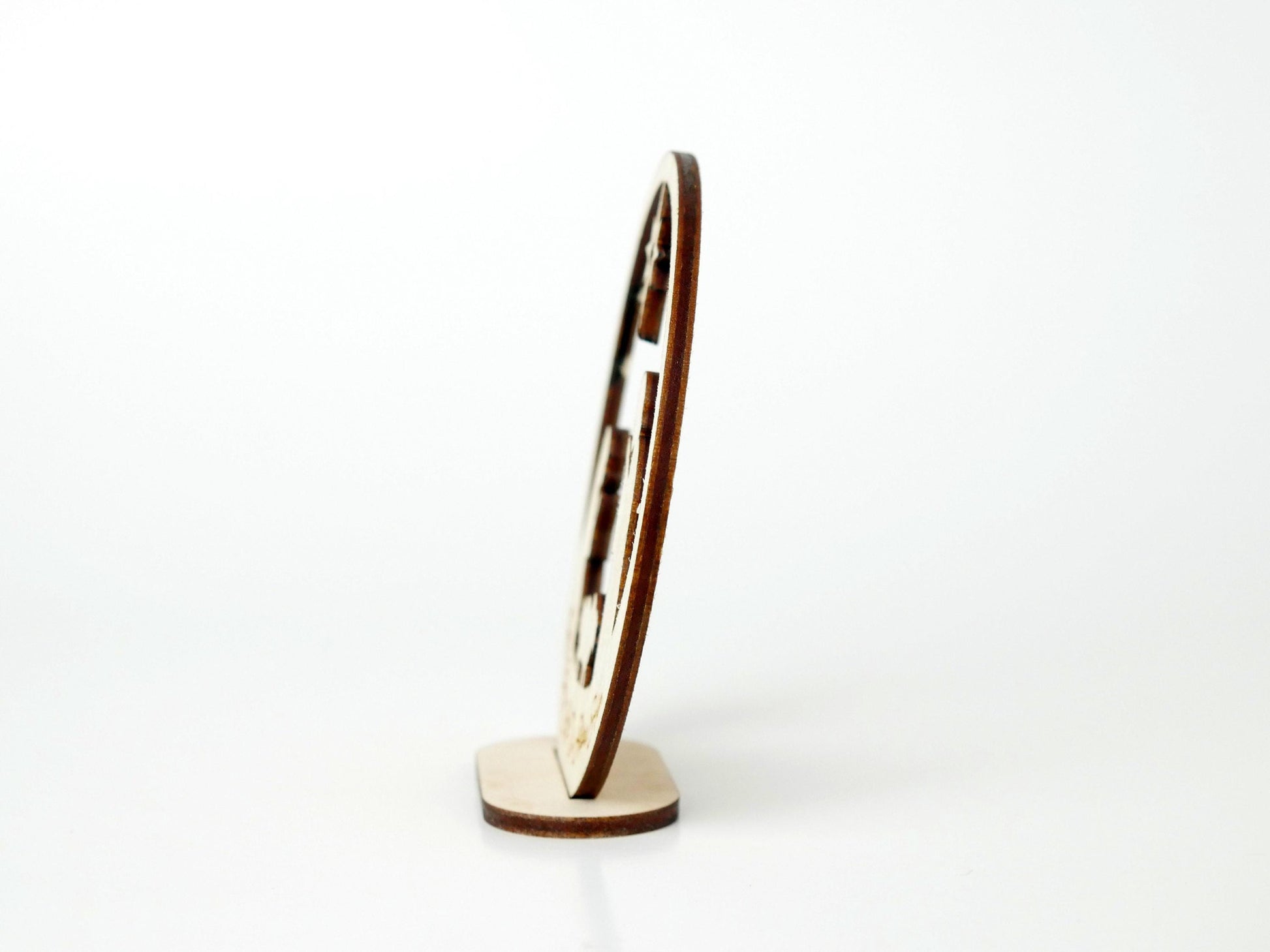 Oh, Come Let Us Adore Him" Ornament Stand, Christian Decor, Christmas Ornament, Laser Cut wood, Christmas Gift