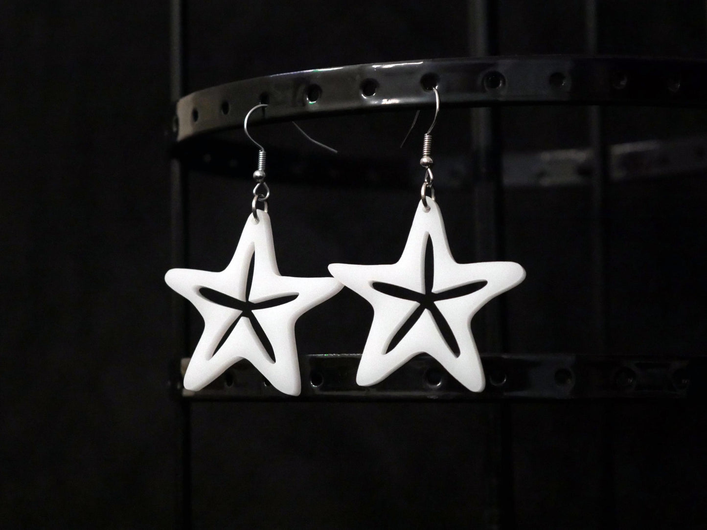Star Earrings, Sand Dollar Earrings, Fun Summer Earrings