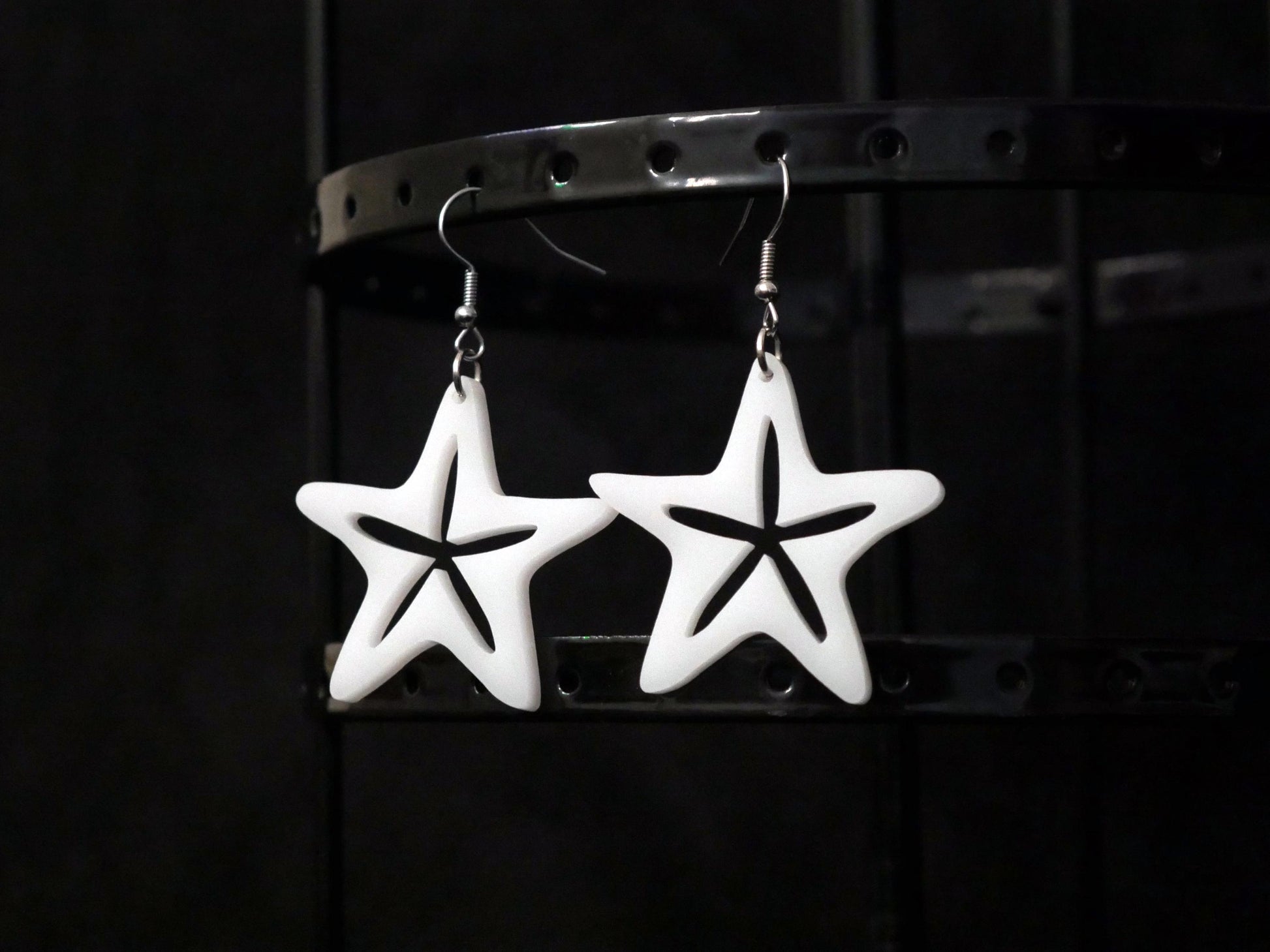 Star Earrings, Sand Dollar Earrings, Fun Summer Earrings