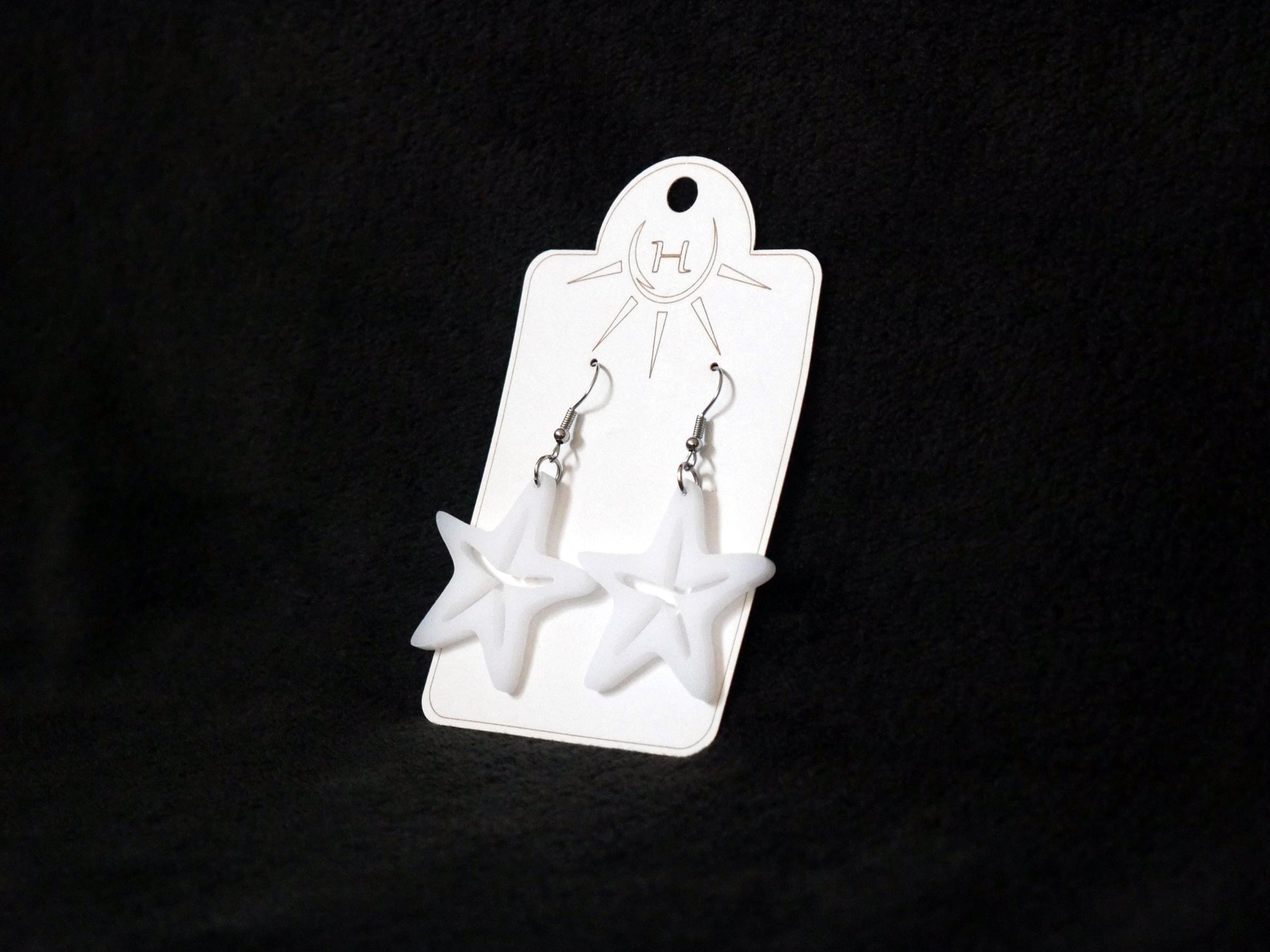 Star Earrings, Sand Dollar Earrings, Fun Summer Earrings