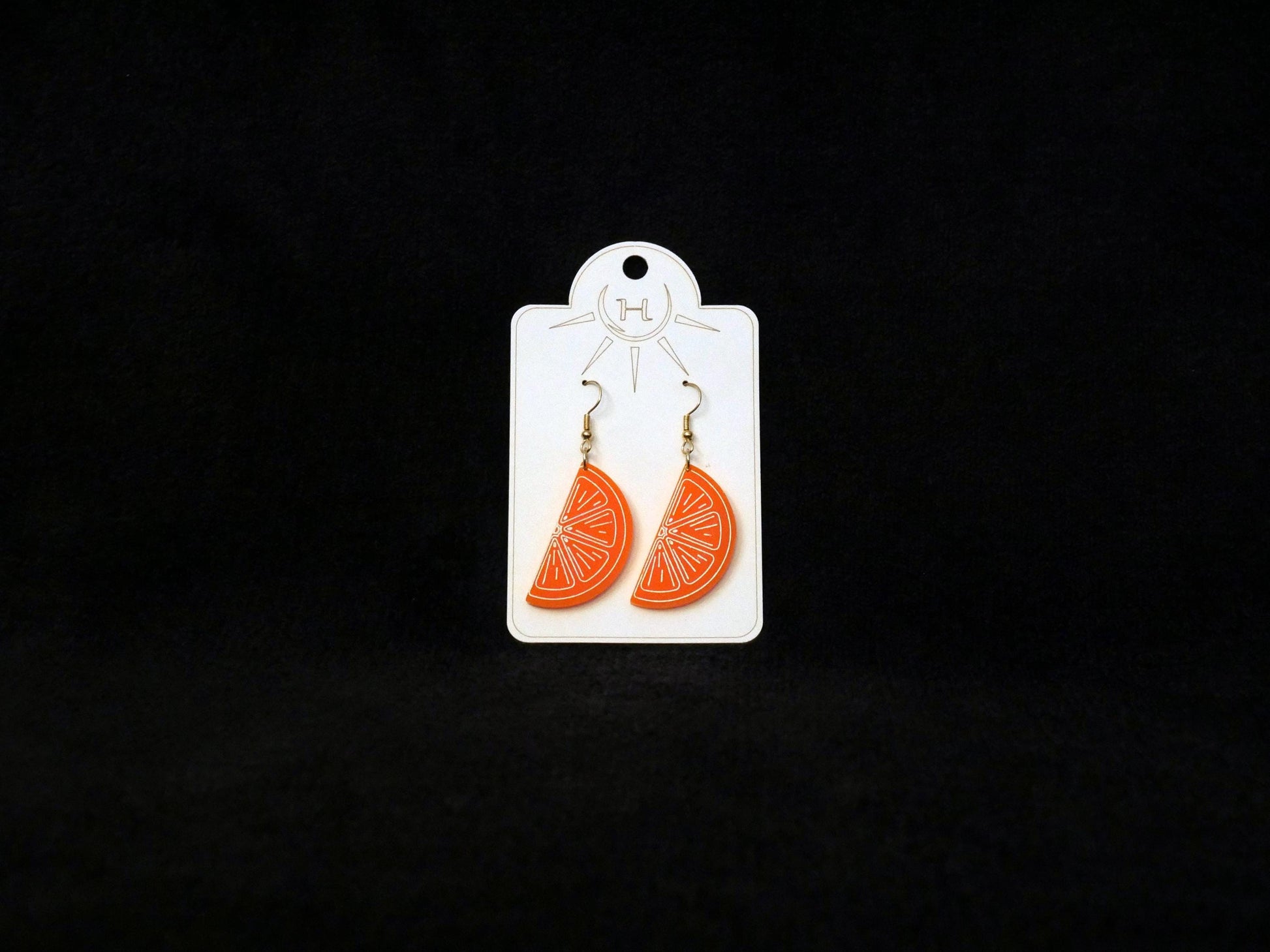 Lemon and Orange Slice Earrings, Cute Citrus Fruit Jewelry, Cute Summer Earrings