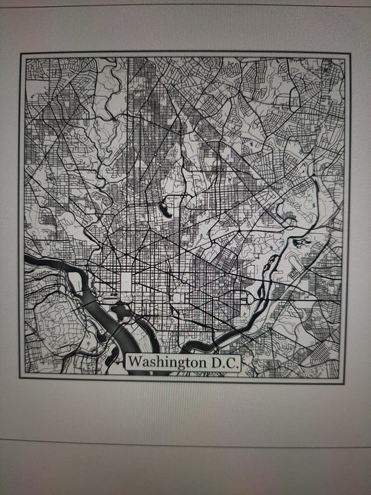 Map of Washington D.C.