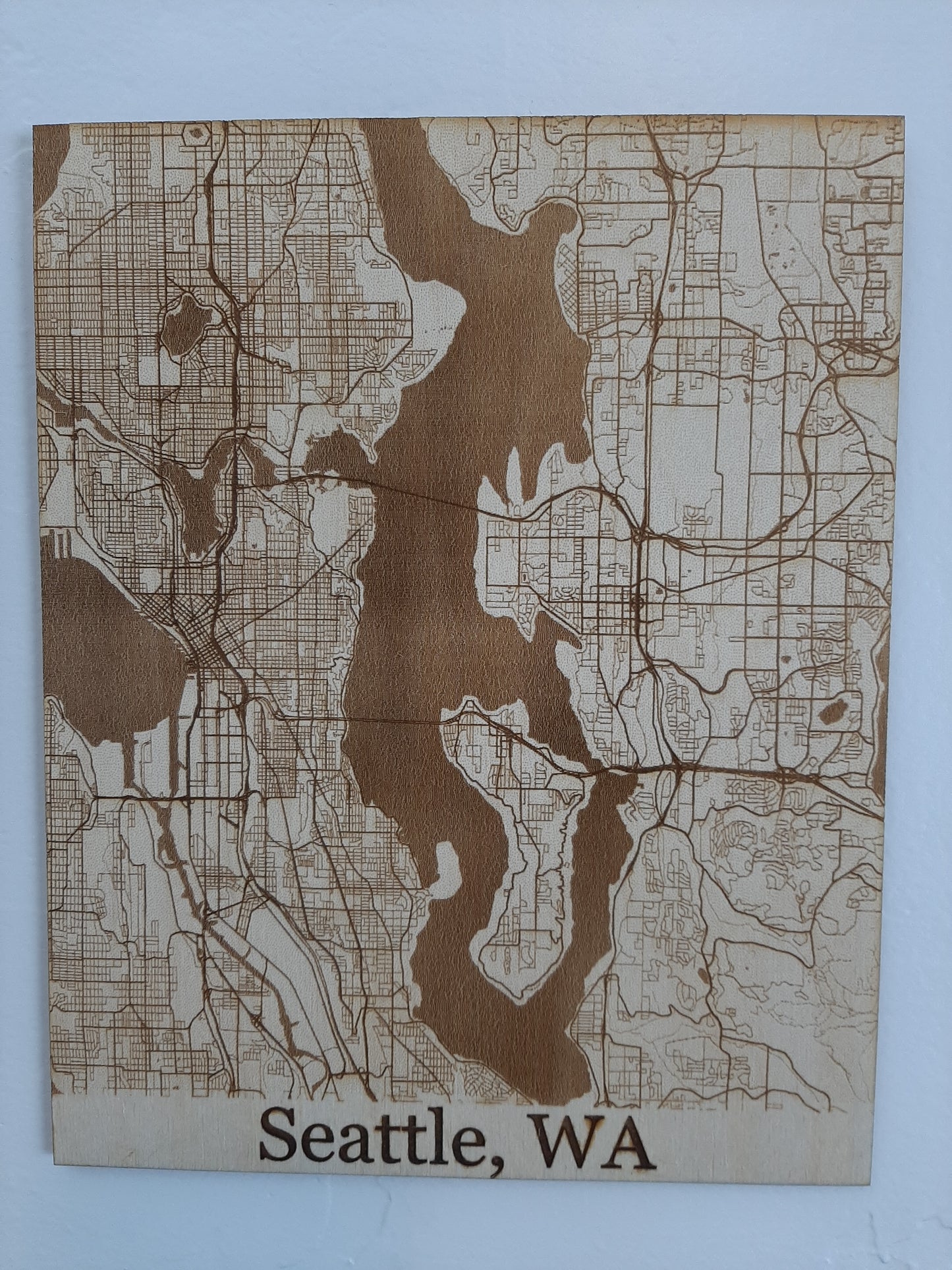 Map of Seattle WA